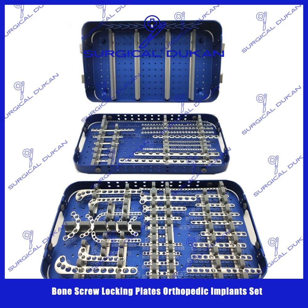 Bone Screw Locking Plates Orthopedic Implants Set