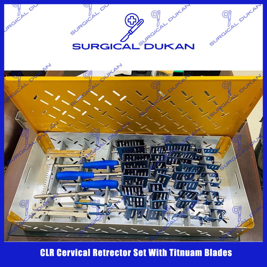 CLR Cervical Retrector Set With Titnuam Blades