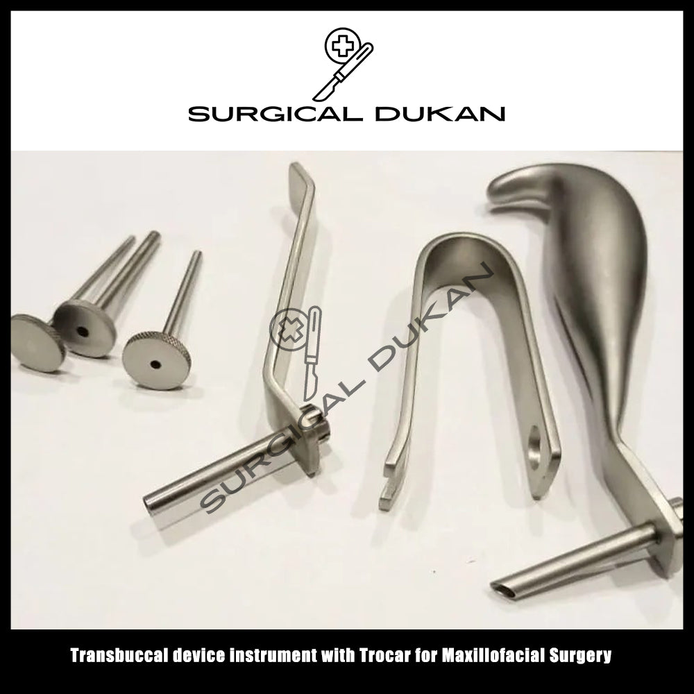 Transbuccal device instrument with Trocar for Maxillofacial Surgery